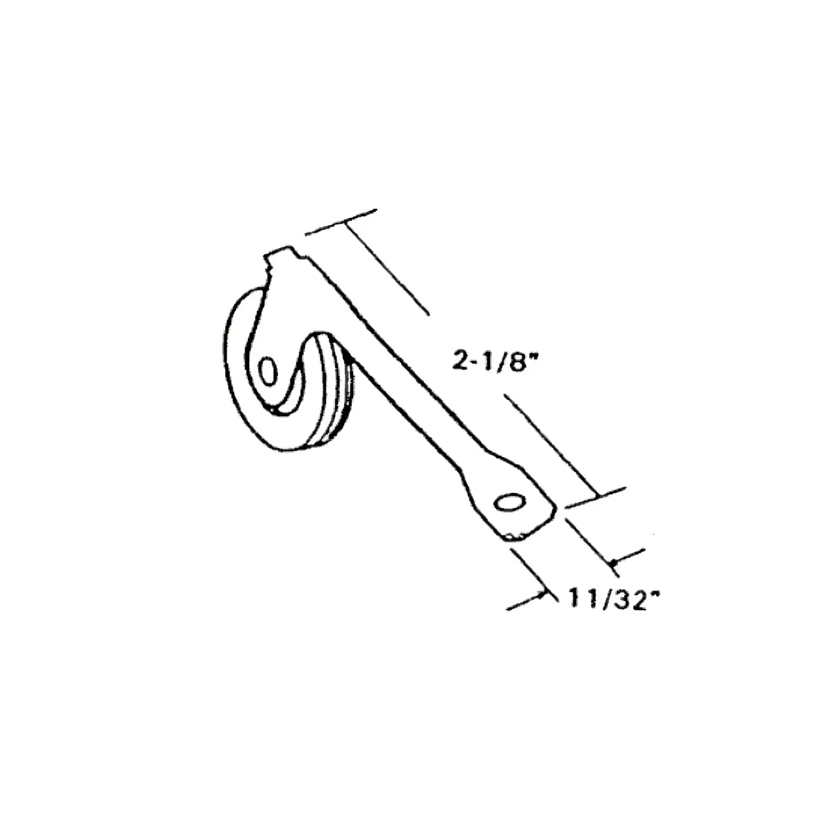 Screen Door 7/8" Nylon Roller