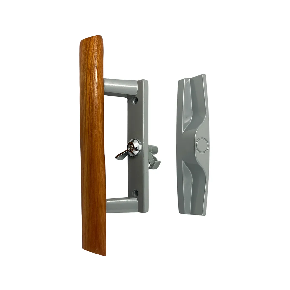 Sliding Patio Door Handle - Aluminum (3-15/16" Hole to Hole)